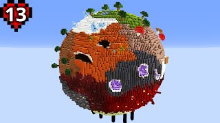 I Built a Planet in Minecraft Hardcore [upl. by Udelle]