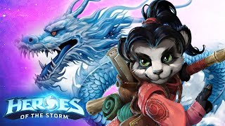 Lilis Damage Build Doubles Down On Dragons  Heroes of the Storm Hots Li Li Gameplay [upl. by Ellison]