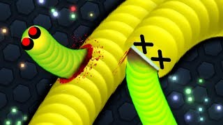 Slitherio BEST TROLLING MOMENTS OF ALL TIME Epic Slitherio Troll Snake Gameplay [upl. by Acinorev]