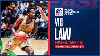 Game Highlights Ryukyu Golden Kings Vic Law 27 points vs Meralco Bolts  Dec 13 2023 [upl. by Aitahs]