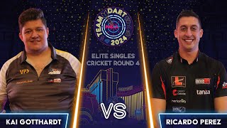 Kai Gotthardt vs Ricardo Perez  Cricket Elite Round 4  NDA Team Dart [upl. by Peppard246]