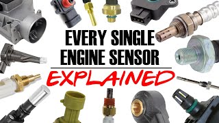 EVERY ENGINE SENSOR EXPLAINED  MAF MAP IAT TPS 02 NOx EGT  How it works location OBD2 code [upl. by Oiliduab]