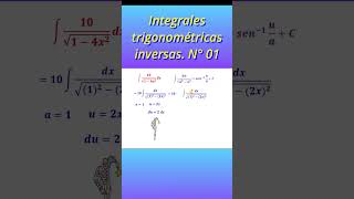 Integrales trigonométricas inversas Inverse treigonometric integrals [upl. by Nnayt]