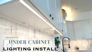 How to Install LED Under Cabinet Lighting [upl. by Isaac]