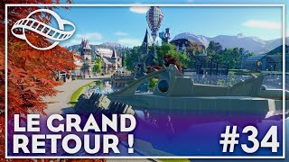 LE GRAND RETOUR ENFIN   Planet Coaster 34 ToonLand Resort [upl. by Cirdec]