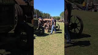 Allis Chalmers 2035 Crank Start  Glacier Ridge [upl. by Norm]