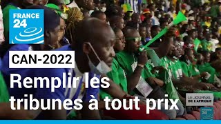 CAN2022  les stratégies du régime camerounais pour remplir les tribunes • FRANCE 24 [upl. by Aihsyn]