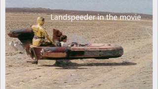 Luke Skywalkers Landspeeder From Star Wars [upl. by Mairb432]