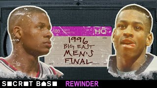 Ray Allen vs Allen Iverson in the closing seconds of the 1996 Big East Final needs a deep rewind [upl. by Nylarak]