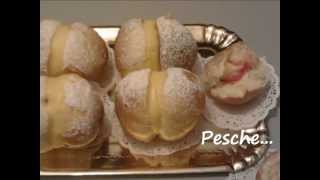 BOMBOLONI E PESCHE AL FORNORICETTA [upl. by Lot319]