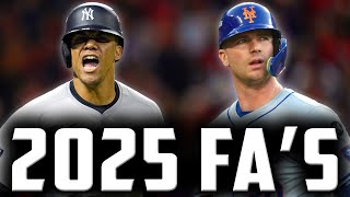 BEST MLB Free Agents for 2025 Season [upl. by Nylloh]