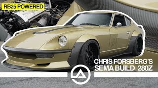 Chris Forsbergs Widebody Turbo RB25 Powered 280Z [upl. by Ecidnarb679]