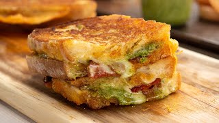 Gourmet Grilled Cheese Sandwich Recipe  CharBroil [upl. by Atwekk152]