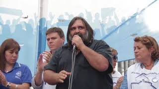 Discurso Roberto Baradel  Marcha FUDB a Casa de la Provincia 250418 [upl. by Ahseetal]