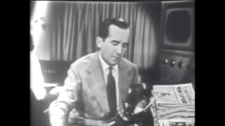 Edward R Murrow  A Report on Senator Joseph R McCarthy [upl. by Yecal]