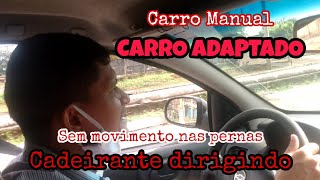 carro adaptado cadeirante dirigindo [upl. by Eeladnerb]