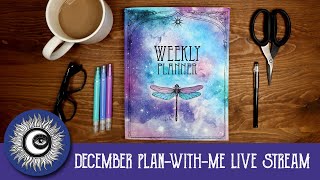 December Plan With Me Live Stream  Theme for the Month Peace  Magical Crafting [upl. by Mahau]