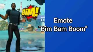 Fortnite  Emote Bim Bam Boom [upl. by Castor7]