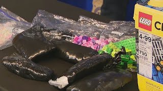 DEA finds candylike fentanyl pills in LEGO box in NYC [upl. by Reddy]