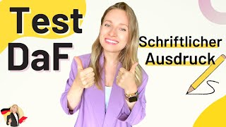 TestDaF🎯 Der schriftliche Ausdruck  Learn German Fast [upl. by Anaib341]