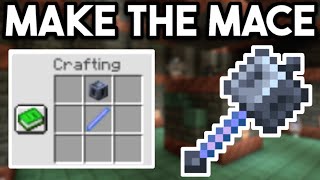 How To Get amp Make The MACE In Minecraft Bedrock amp Java [upl. by Enened]