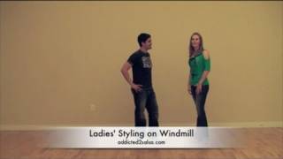 Salsa Dance  Windmill Pattern and Styling [upl. by Mikeb166]