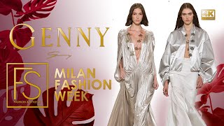 Genny Full Show Milan Fashion Week 4K Grace Cameron SS24 Sara Cavazza Facchini FASHION STYLE TV [upl. by Annoif]