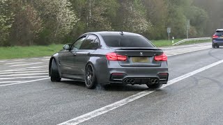 Cars Leaving Nürburgring Tankstelle in Rain  BMW M Yaris GR LOUD 7R i30N Widebody AMG GTS [upl. by Savior]