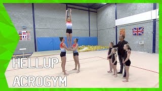 Hellup Acrogym met Pleunie van Mook Mariska van de Water en Fem van Os  ZAPPSPORT [upl. by Clemens]