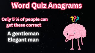 Anagram word quiz [upl. by Dnalwor]