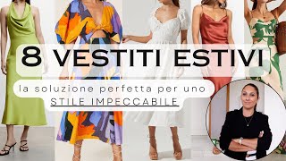 8 VESTITI ESTIVI DI TENDENZA da mettere in valigia per affrontare il caldo con STILE  Isabella Emme [upl. by Radburn777]