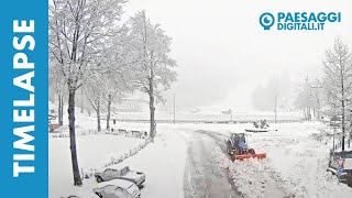 Cerreto Laghi RE Spazzaneve in azione il 5 Dicembre 2020  TimeLapse [upl. by Pape]