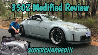 SUPERCHARGED Nissan 350Z Modified Review [upl. by Etnud364]