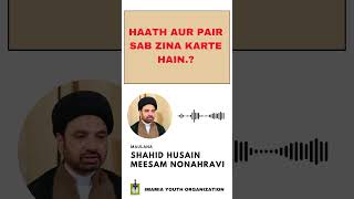 Haath aur pair sab zina karte hain  Maulana Shahid husain meesam nonahravi  imamia youth [upl. by Bastian323]