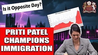 Priti Patel Defends Immigration [upl. by Nahtonoj]