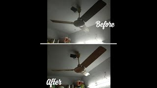 My 11th Vintage collection 1980s khaitan HiBreeze ceiling fan Restoration [upl. by Solraced]