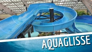 Aquaboulevard Paris  Toboggan quotAquaglissequot Rafting Slide Onride POV [upl. by Ayat562]