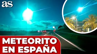 El METEORITO que ha ILUMINADO el cielo de ESPAÑA Y PORTUGAL [upl. by Chappy906]