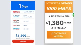 Comparando paquetes Megacable y Telmex [upl. by Loni]