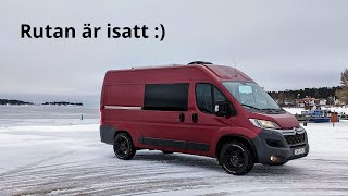 Bygga ny Campervan 2024 Del 9  Gott och blandat magsjuka hål i bilen nytt tak och golv [upl. by Ssitnerp]