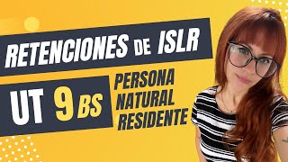 Nueva Unidad Tributaria 2023  Modificación de las retenciones de ISLR persona natural residente [upl. by Thin191]