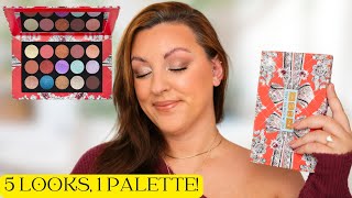 5 LOOKS WITH PAT MCGRATH LUMINOUS LEGENDS MEGA PALETTE  Wearable amp EASY [upl. by Ainslee]