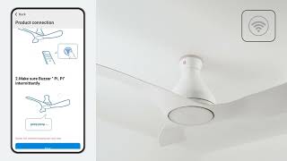 KDK Ceiling Fan App for KDK Airy E48GP E48HP  Pairing Instruction [upl. by Northrop]