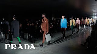 Miuccia Prada and Raf Simons present Prada FW23 Menswear Collection [upl. by Melba]