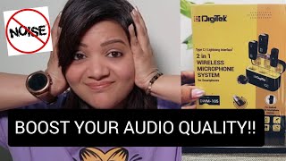 Clear Sound Clear Choice Digitek DWM 105 Wireless Mic ReviewBeautyampHealth secrets by neha [upl. by Arimak]