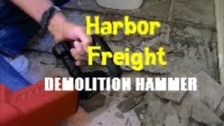 Harbor Freight Demolition Hammer Review [upl. by Lhamaj479]