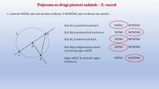 Priprema za drugi pismeni zadatak 5 razred [upl. by Necila]