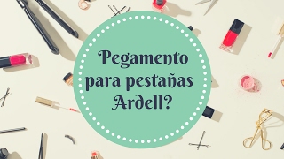 Probando el Pegamento para pestañas de Ardell [upl. by Joachim]