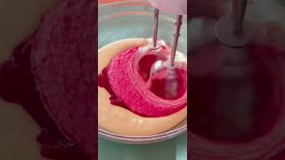 Rainbow Cranberry Cake quick and easy in 5 minutes  Shorts [upl. by Silvestro]