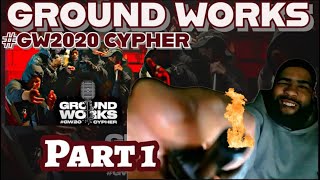 GW20 Groundworks Cypher 2020 Unknown T Digga D M1llionzKoTeewayDa  Reaction [upl. by Assirialc]